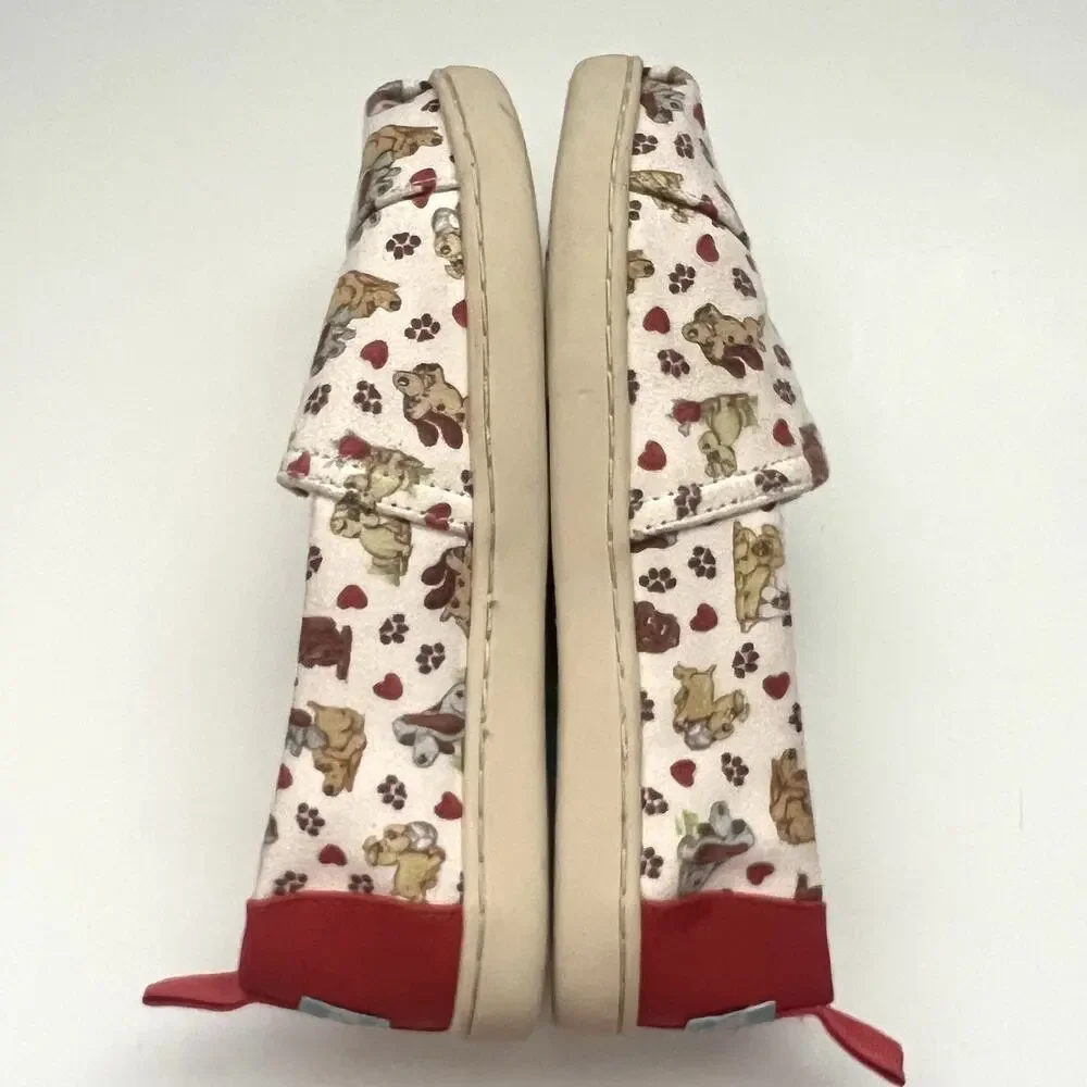 Toms Classics Canvas Slip On Alpargata Flat Shoes Pound Puppy Puppies Youth 13.5